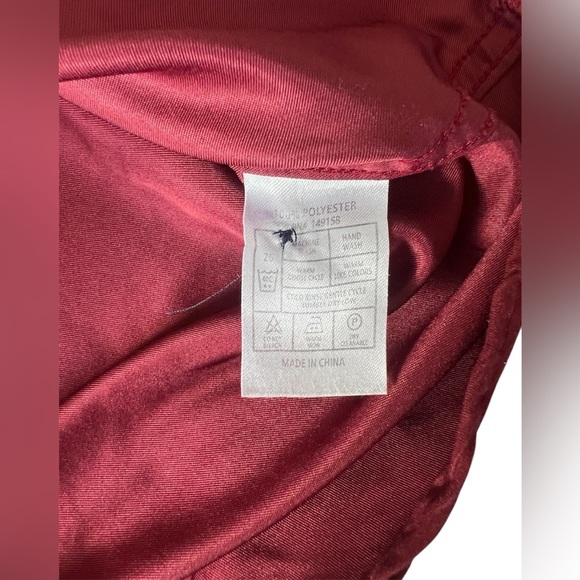 Craft + Flow Boys Dark Red Short Sleeve Button Down Shirt | 10-12 - Picture 4 of 4